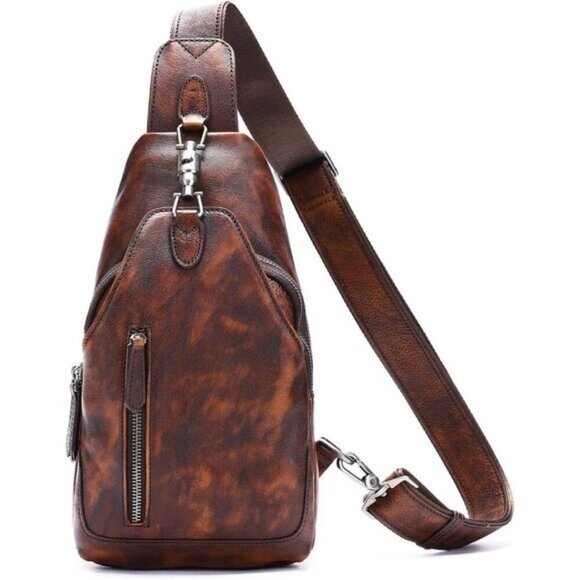 Handbags - ⚡Women Coffee Genuine Leather Crossbody Sling Handmade Classic Vintage Bag